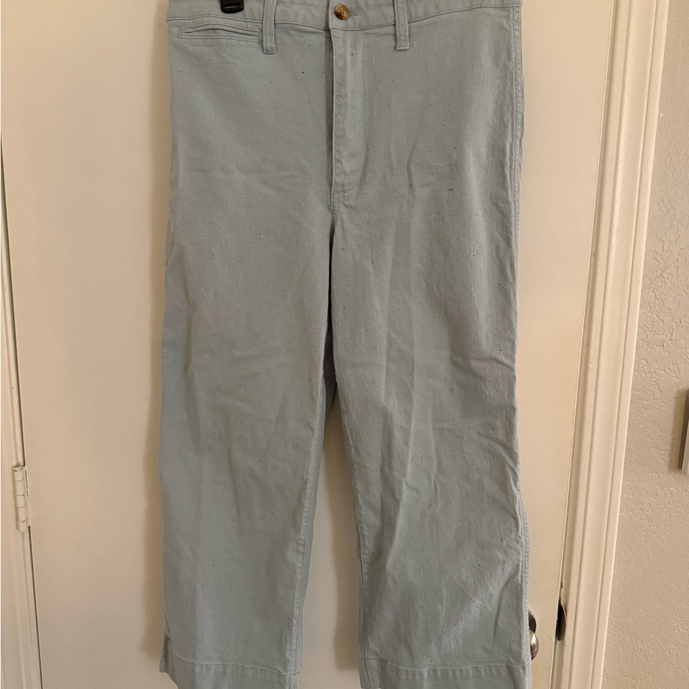 Madewell Speckled Light Blue Jeans